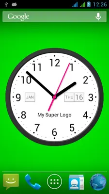 Light Analog Clock LW-7 android App screenshot 0